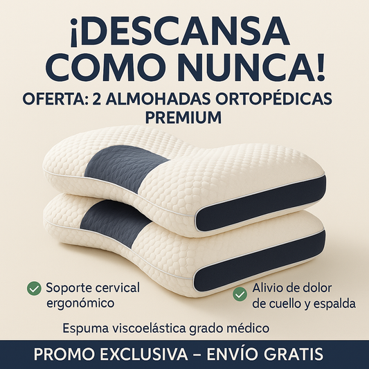ALMOHADA CERVICAL ANTI DOLOR