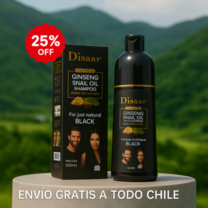 Shampoo Disaar® 400ml - Fórmula 100% Natural que Cubre las Canas al Instante