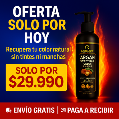 Shampoo Dos Lunas® 420ml - Fórmula 100% Natural que Cubre las Canas al Instante